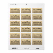 We hebben Champagne Gold nieuw adres verplaatst Etiket (Full Sheet)