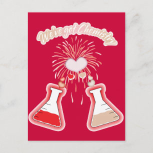 We hebben chemie. briefkaart