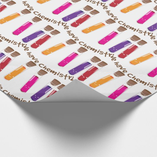 We hebben chemie cadeaupapier (Hoek)