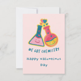 We hebben chemie Valentijn's Day Kaart