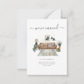 We hebben Chic Living Room Bewegd Notitiekaartje (Voorkant)