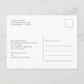 We hebben Chic verhuisd Aankondigingskaart (Achterkant)