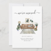 We hebben chique modern verhuisd aankondiging (Voorkant)