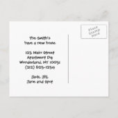 We hebben Cityscape verplaatst - Mailing Briefkaar Aankondigingskaart (Achterkant)