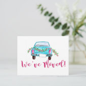 We hebben Classic kerstauto verplaatst Briefkaart (Staand voorkant)