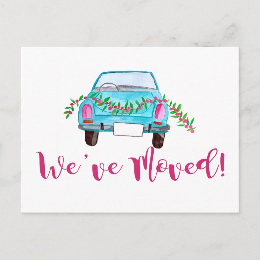We hebben Classic kerstauto verplaatst Briefkaart (Voorkant)