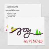 We hebben Classic kerstauto verplaatst Briefkaart (Voorkant / Achterkant)