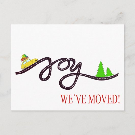 We hebben Classic kerstauto verplaatst Briefkaart (Voorkant)