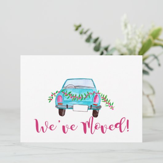 We hebben Classic kerstauto verplaatst Kaart (Staand voorkant)