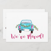 We hebben Classic kerstauto verplaatst Kaart (Voorkant / Achterkant)