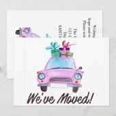 We hebben Classic kerstauto verplaatst Kaart (Voorkant / Achterkant)