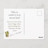 We hebben Cosy Boho Waterverf Verandering van adre Briefkaart (Achterkant)