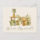 We hebben Cosy Boho Waterverf Verandering van adre Briefkaart (Voorkant)