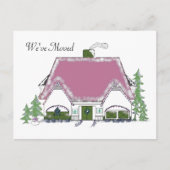 We hebben Cozy House Design verplaatst Aankondigingskaart (Voorkant)