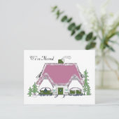 We hebben Cozy House Design verplaatst Aankondigingskaart (Staand voorkant)