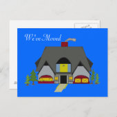 We hebben Cozy House Design verplaatst Aankondigingskaart (Voorkant / Achterkant)