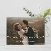 We hebben Cute verbinden hart lettertype foto Aankondiging (Staand voorkant)