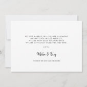 We hebben Cute verbinden hart lettertype foto Aankondiging (Achterkant)