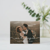 We hebben Cute verbinden hart lettertype foto Briefkaart (Staand voorkant)