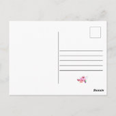 We hebben Cute Waterverf Tea Set Simple Chic verpl Briefkaart (Achterkant)