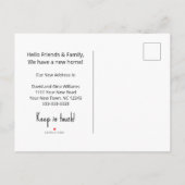 We hebben Cute Winking Cat Trendy Blauwgroen Green Aankondigingskaart (Achterkant)