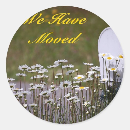 We hebben Daisies & Mailbox Sticker verplaatst (Voorkant)