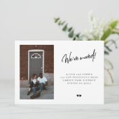 We hebben de aangepaste foto modern, eenvoudig ver aankondiging (Staand voorkant)