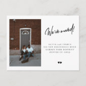 We hebben de aangepaste foto modern, eenvoudig ver aankondigingskaart (Voorkant)