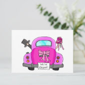 We hebben de aankondiging ontwikkeld (Staand voorkant)