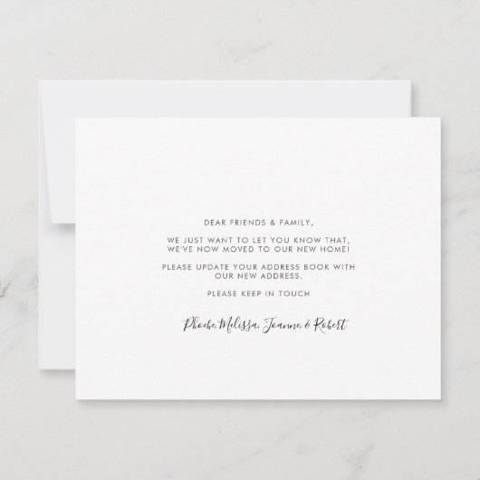 We hebben de aankondiging van adresverhuizing verp (Achterkant)