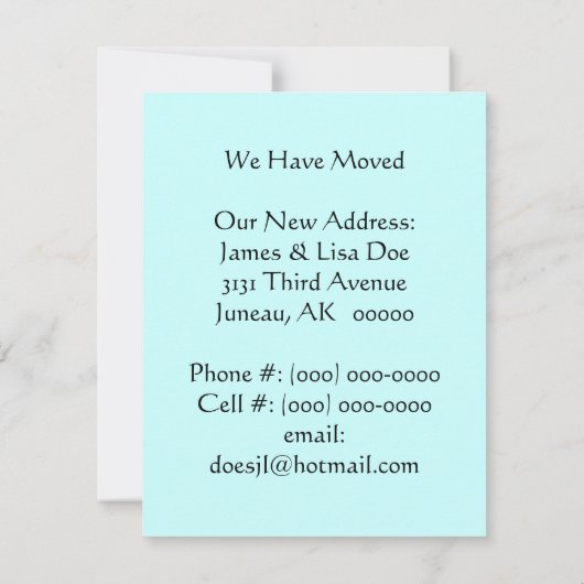 We hebben de aankondiging van Alaska Canada Idaho (Achterkant)