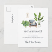 We hebben de aankondiging van Boho Cat Moving verp Briefkaart (Voorkant / Achterkant)