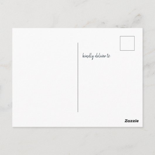 We hebben de aankondiging van Boho Cat Moving verp Briefkaart (Achterkant)