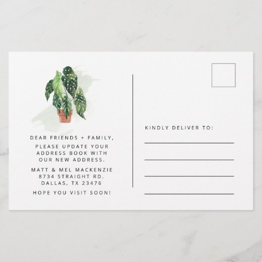 We hebben de aankondiging van de adreswijziging ve (Achterkant)