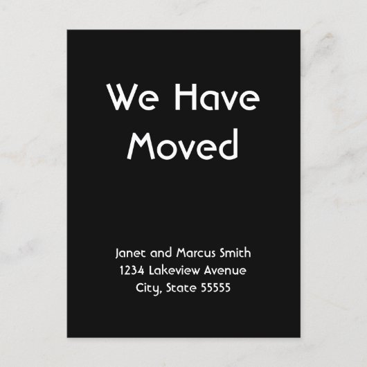 We hebben de aankondiging van de beweging van zwar (Voorkant)