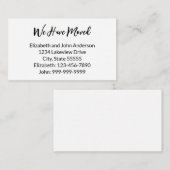 We hebben de aankondiging van de beweging van zwar (Voorkant / Achterkant)