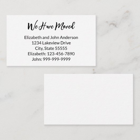 We hebben de aankondiging van de beweging van zwar (Voorkant / Achterkant)