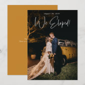 We hebben de aankondiging van de bruiloft uitgezon (Voorkant / Achterkant)