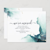 We hebben de aankondiging van de budgetbewuste wij (Voorkant / Achterkant)