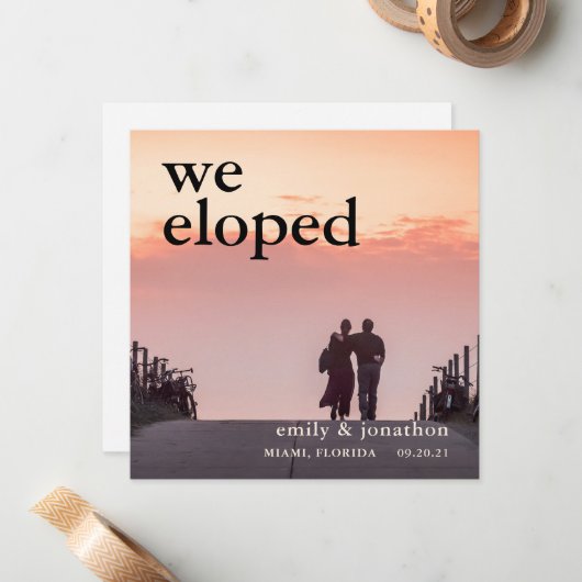 We hebben de aankondiging van de fotoexplosie uitg (Voorkant / Achterkant in situ)