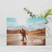 We hebben de aankondiging van de gehitte bruiloft  (Staand voorkant)