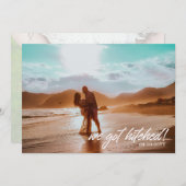 We hebben de aankondiging van de gehitte bruiloft  (Voorkant / Achterkant)