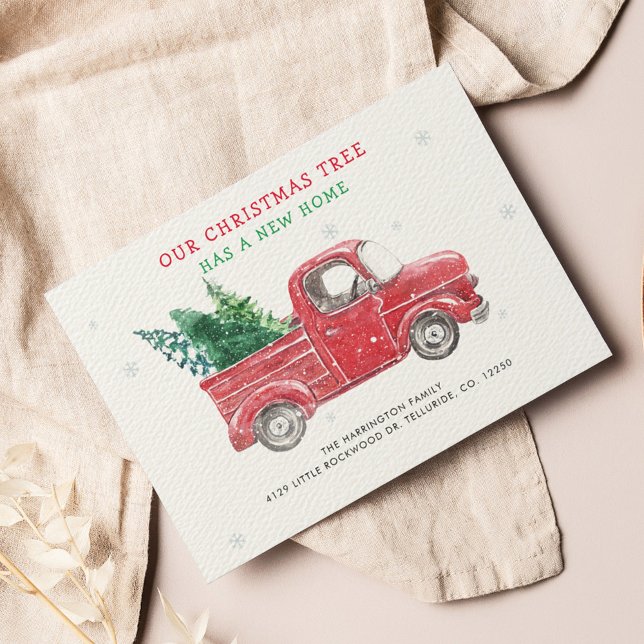 We hebben de aankondiging van de kerstvakantie ver (Our Tree Has A New Home Christmas Moving Announcement)