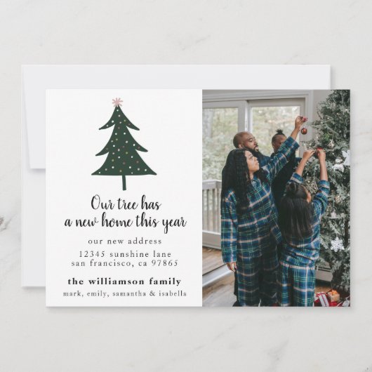 We hebben de aankondiging van de nieuwe adresfeest (Voorkant)