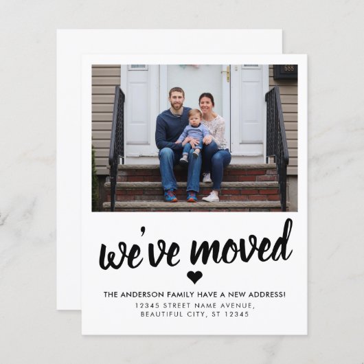 We hebben de aankondiging van de nieuwe adresfoto  (Voorkant / Achterkant)