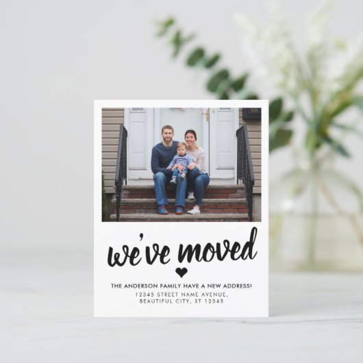 We hebben de aankondiging van de nieuwe adresfoto (Staand voorkant)