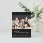 We hebben de aankondiging van de nieuwe adresfoto  briefkaart (Staand voorkant)