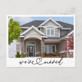 We hebben de aankondiging van de nieuwe adresfoto briefkaart