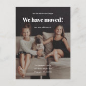 We hebben de aankondiging van de nieuwe adresfoto briefkaart (Voorkant)