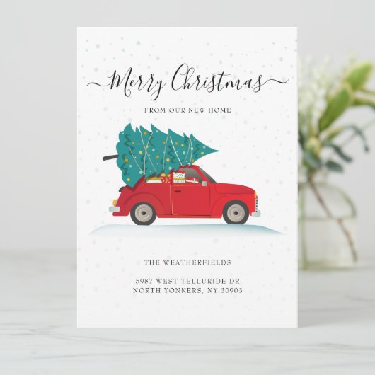 We hebben de aankondiging van de verhuizing van de (Staand voorkant)